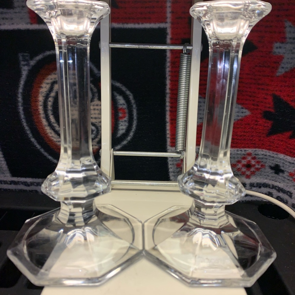 The Toscany Collection Cut Crystal 8” Candle Holders